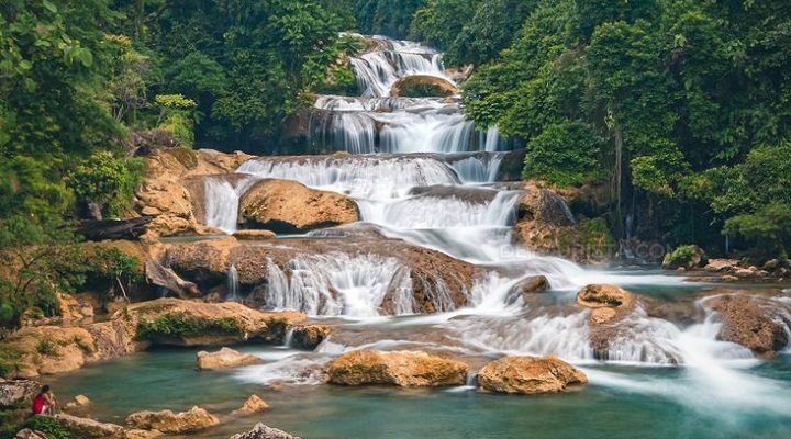 Aliwagwag Falls in Cateel, Davao Oriental, Philippines Aliwagwag Falls